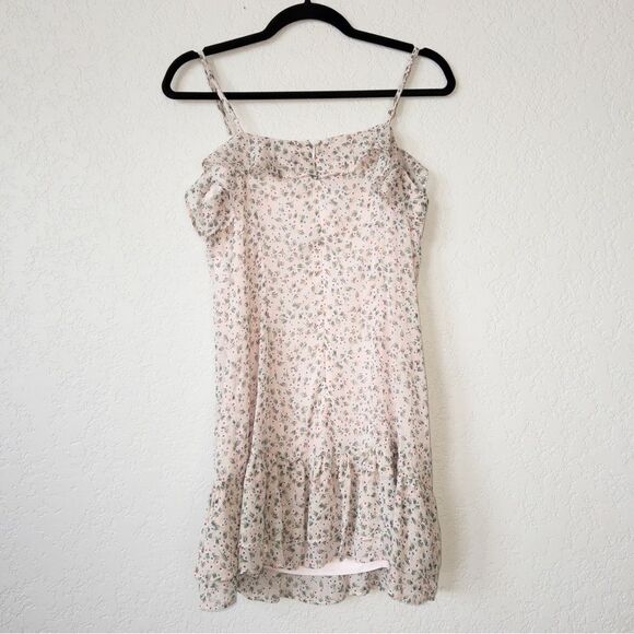 Lulu’s Pink Sing Sweetly Floral Print Mini Dress Size Small - Picture 8 of 8